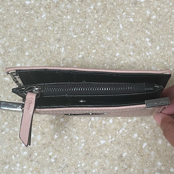 Jessica Simpson Pink Black Animal Print Wallet - Picture 6 of 10